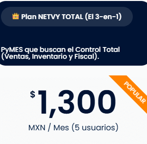 Plan NETVY TOTAL (El 3-en-1)